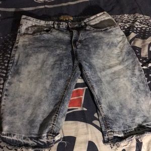 Blue jeans shorts